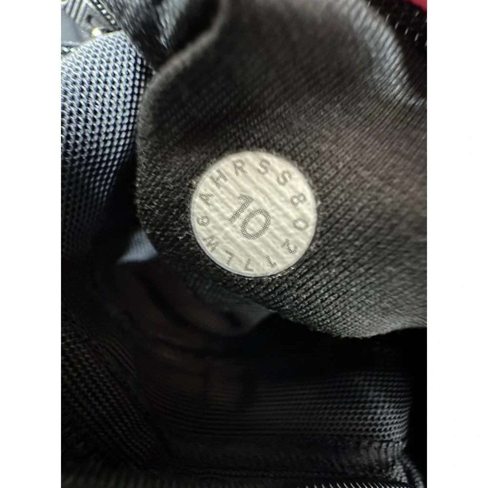 Lululemon Pace Rival Crop Women Size 10 Burgundy Black Space‎ Dye Leggings